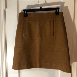 High waisted mini skirt